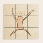 Honest Blob - Butts Wood Wall Art Gallery Image 1