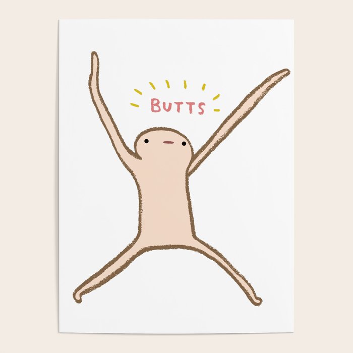 Honest Blob - Butts Poster Gallery Image 1