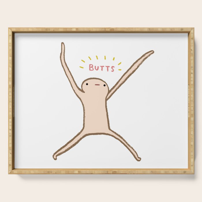 Honest Blob - Butts Serving Tray Gallery Image 1