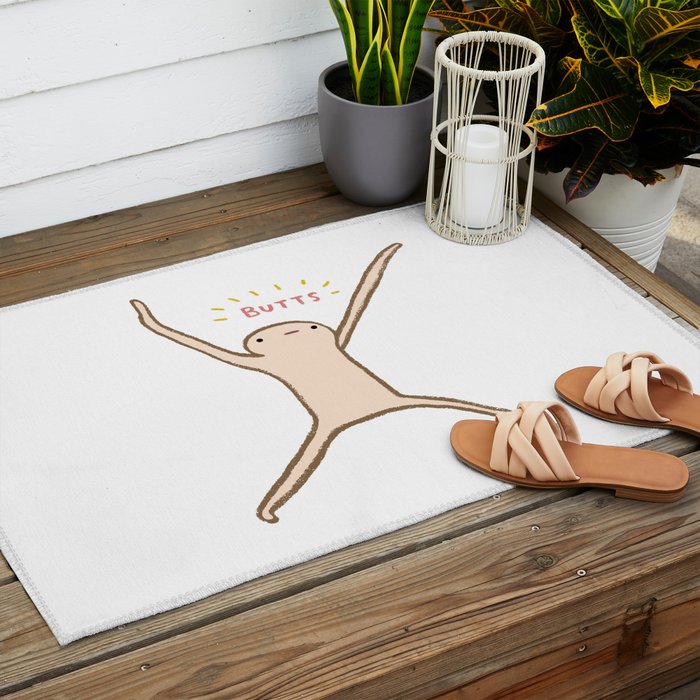 Honest Blob - Butts Outdoor Rug Gallery Image 2