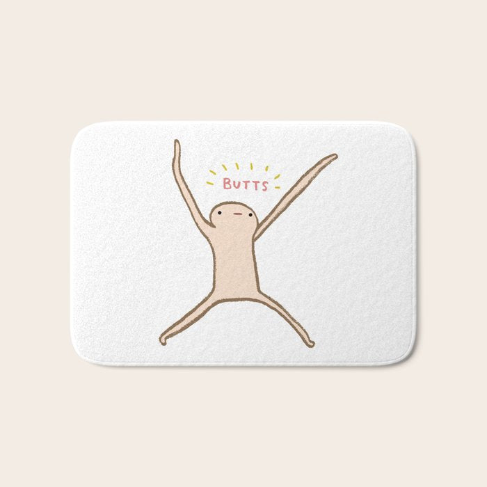 Honest Blob - Butts Bath Mat Gallery Image 1