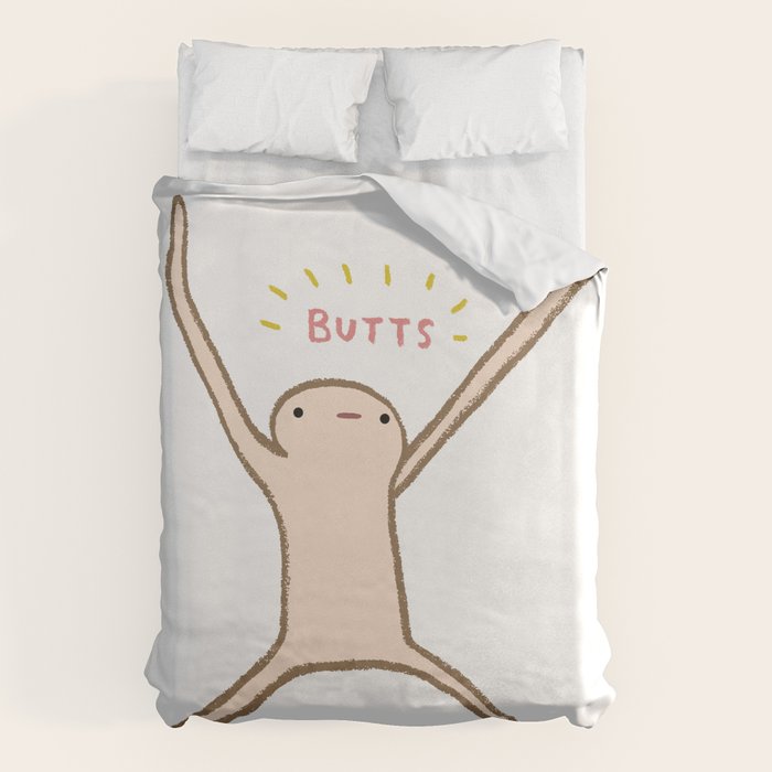 Honest Blob - Butts Duvet Cover Gallery Image 6