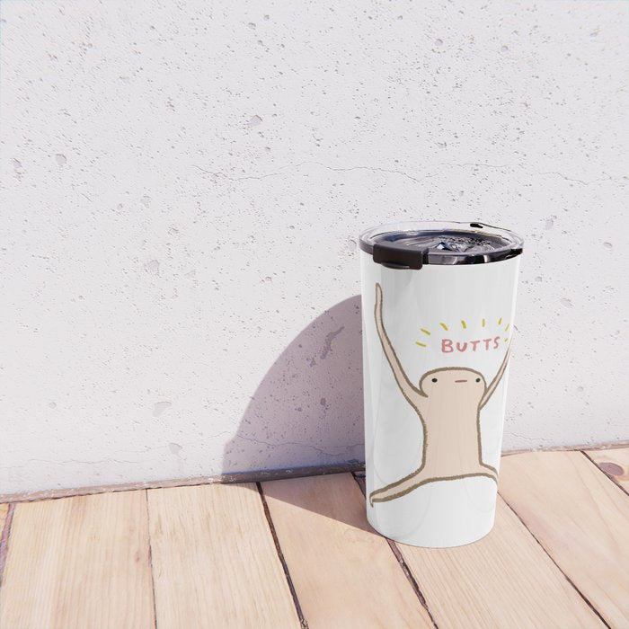 Honest Blob - Butts Travel Mug Gallery Image 4