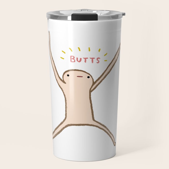 Honest Blob - Butts Travel Mug Gallery Image 1