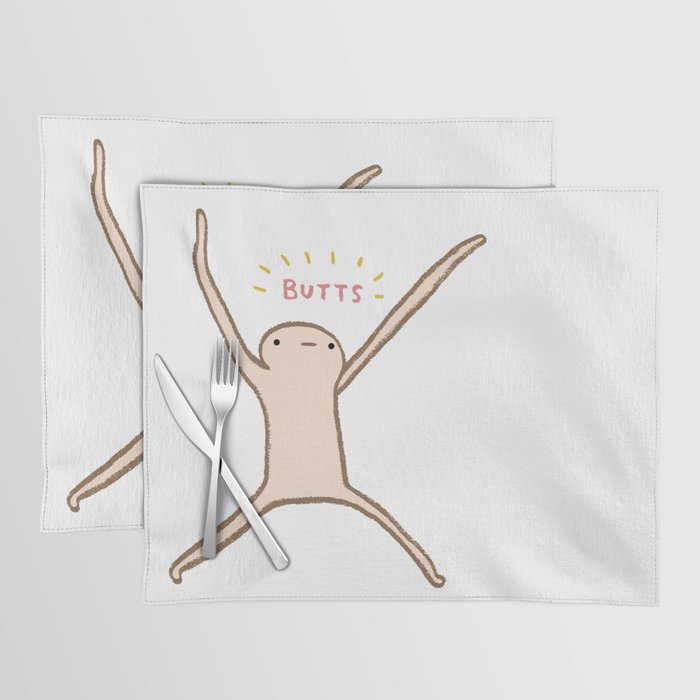 Honest Blob - Butts Placemat Gallery Image 1
