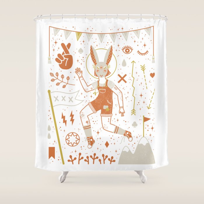 The Trickster Shower Curtain Gallery Image 1