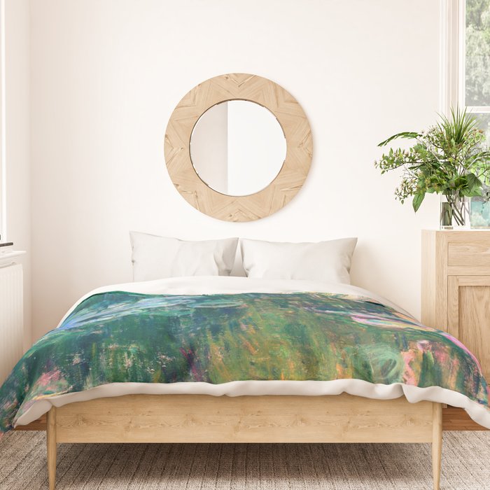 water lilies : Monet Duvet Cover Gallery Image 3