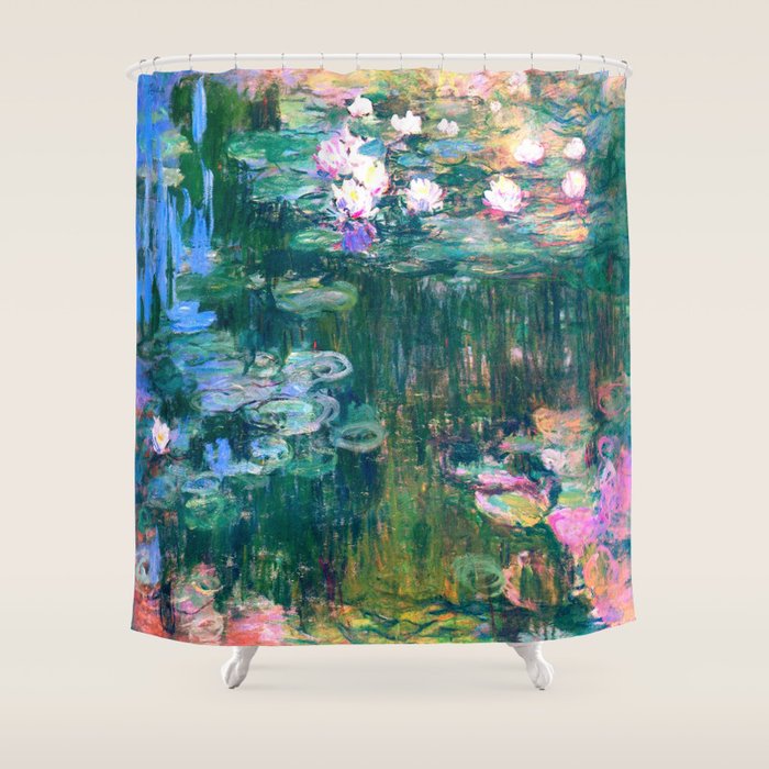 water lilies : Monet Shower Curtain Gallery Image 1