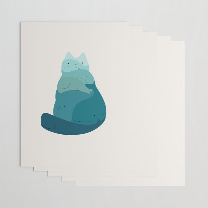 Cat Landscape 171: A Hungry Cat Wrapping Paper Gallery Image 3