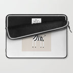Nursery Wall Art, Safari Nursery Prints, Neutral Nursery Decor, Zebra Print Laptop Sleeve Gallery Image 2