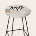 Nursery Wall Art, Safari Nursery Prints, Neutral Nursery Decor, Zebra Print Stool Gallery Image 2