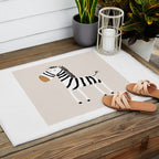 Nursery Wall Art, Safari Nursery Prints, Neutral Nursery Decor, Zebra Print Outdoor Rug Gallery Image 2