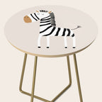 Nursery Wall Art, Safari Nursery Prints, Neutral Nursery Decor, Zebra Print Side Table Gallery Image 2