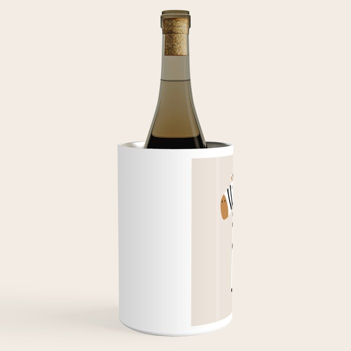 Nursery Wall Art, Safari Nursery Prints, Neutral Nursery Decor, Zebra Print Wine Chiller Gallery Image 2