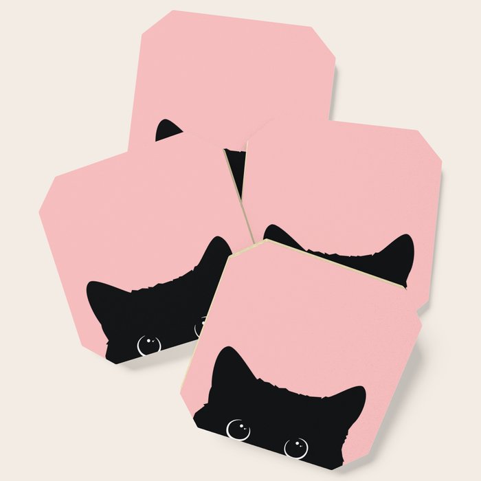 Black Cat Coaster Gallery Image 1