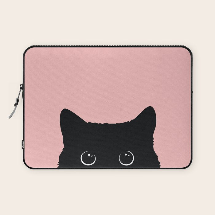 Black Cat Laptop Sleeve Gallery Image 1
