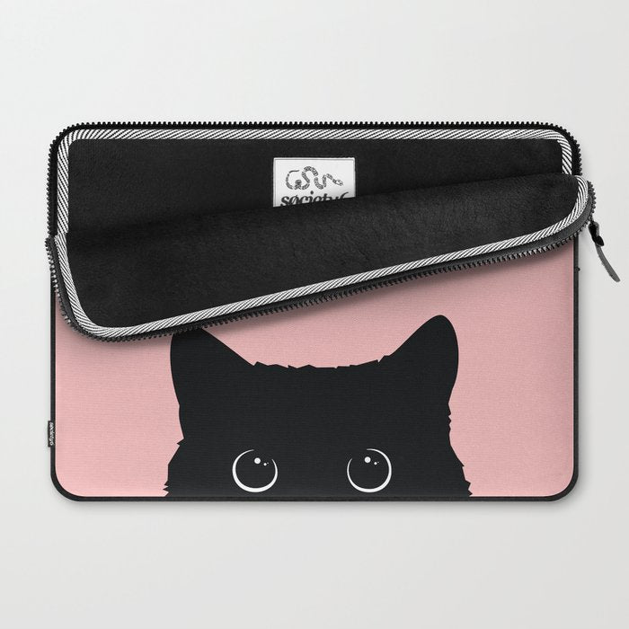 Black Cat Laptop Sleeve Gallery Image 2