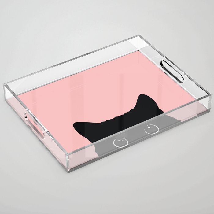 Black Cat Acrylic Tray Gallery Image 1