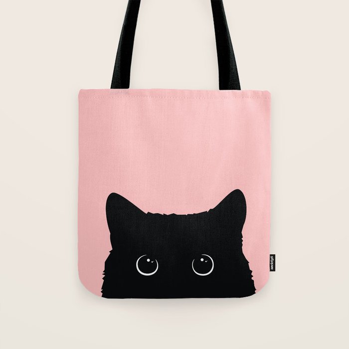 Black Cat Tote Bag Gallery Image 1