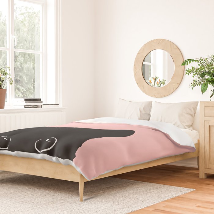 Black Cat Duvet Cover Gallery Image 2