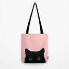 Black Cat Tote Bag Gallery Image 2