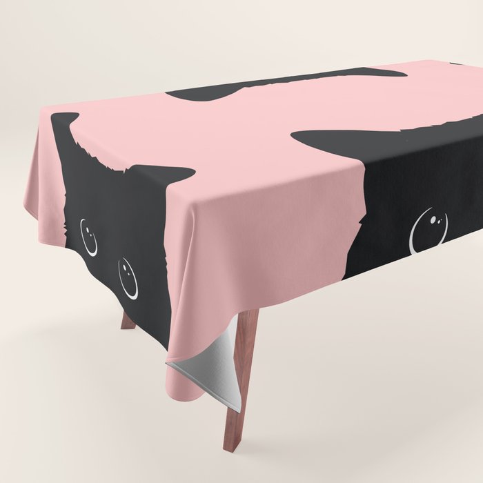 Black Cat Tablecloth Gallery Image 1