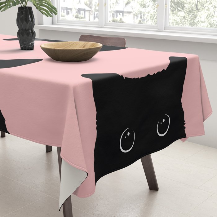 Black Cat Tablecloth Gallery Image 3
