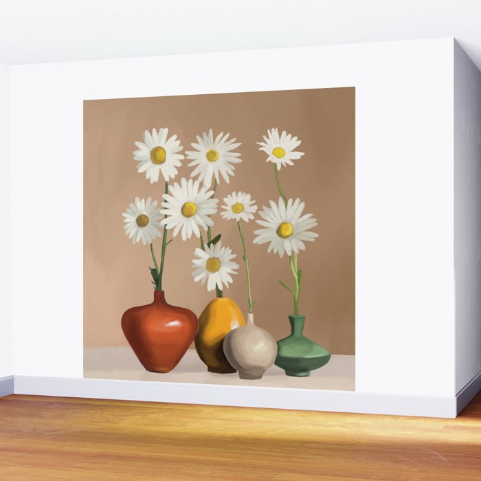 Daisy Harmony 1 Wall Mural Gallery Image 2