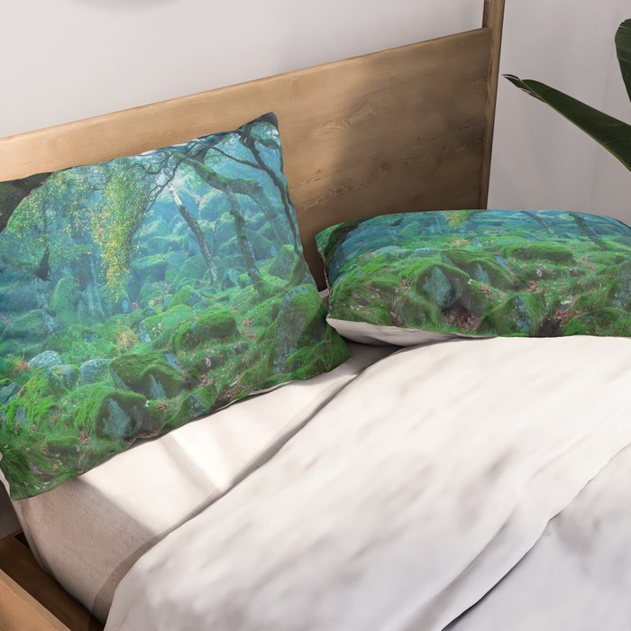 Enchanted forest mood Pillow Sham Gallery Image 2