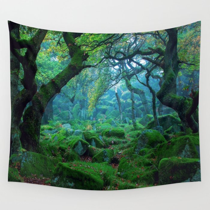 Enchanted forest mood Wall Tapestry Gallery Image 1