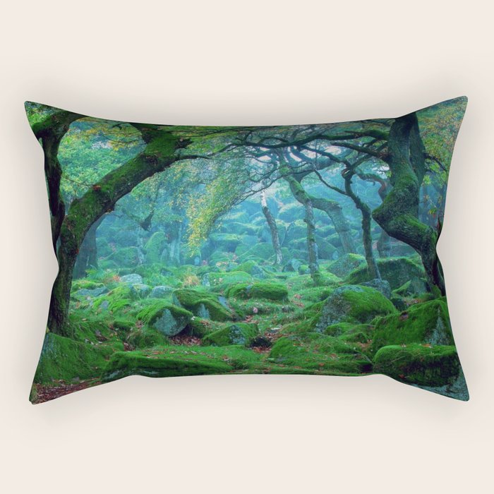 Enchanted forest mood Rectangular Pillow Gallery Image 2