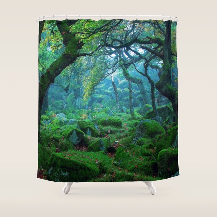 Enchanted forest mood Shower Curtain Gallery Image 1