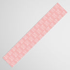 C'est La Vie French Pink Hand Lettering Table Runner Gallery Image 3