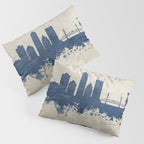 Jacksonville Florida Skyline Pillow Sham Gallery Image 3