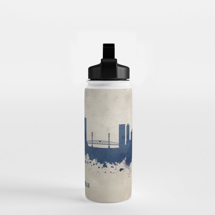 Jacksonville Florida Skyline Water Bottle Gallery Image 2