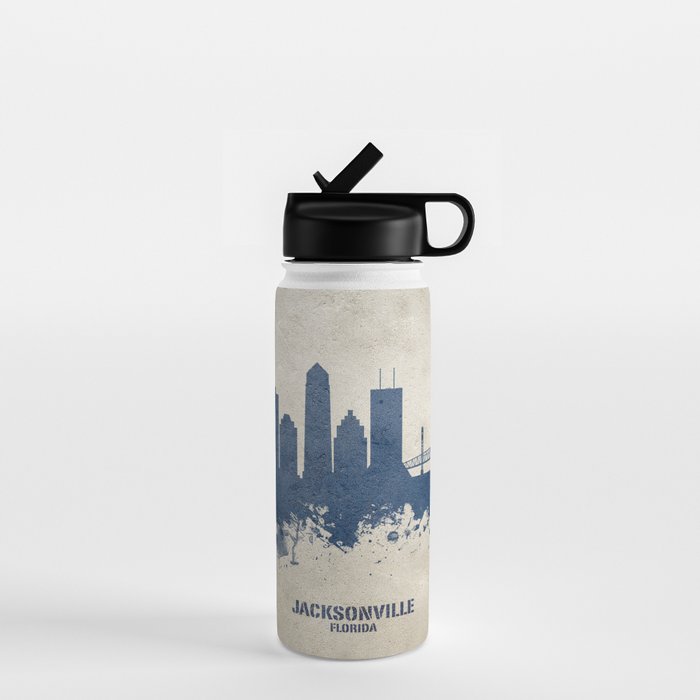 Jacksonville Florida Skyline Water Bottle Gallery Image 1