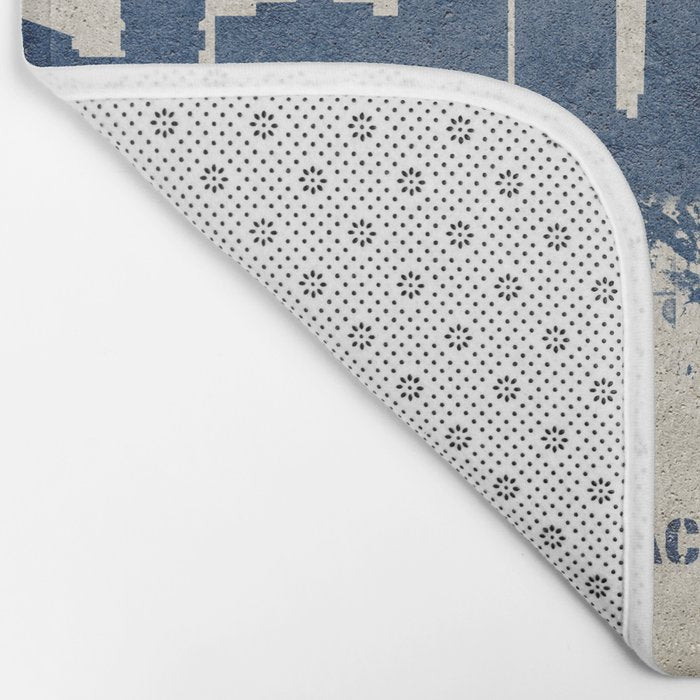 Jacksonville Florida Skyline Bath Mat Gallery Image 2