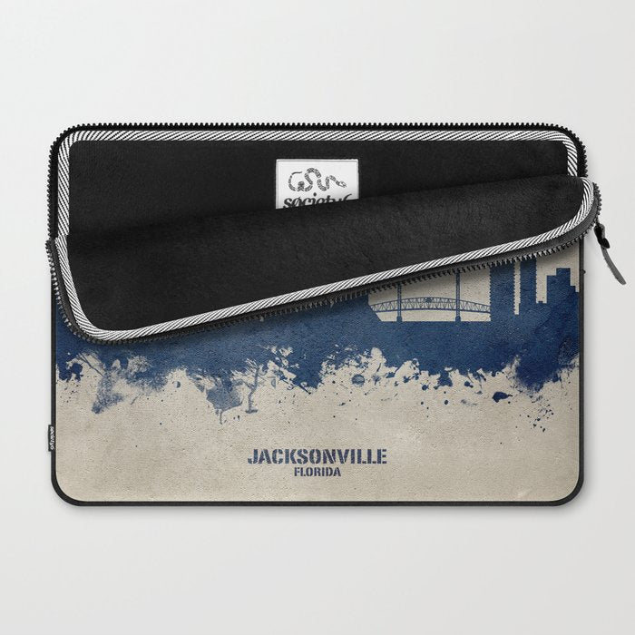 Jacksonville Florida Skyline Laptop Sleeve Gallery Image 2