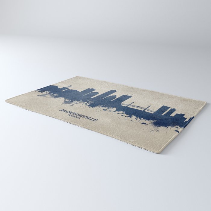 Jacksonville Florida Skyline Rug Gallery Image 3