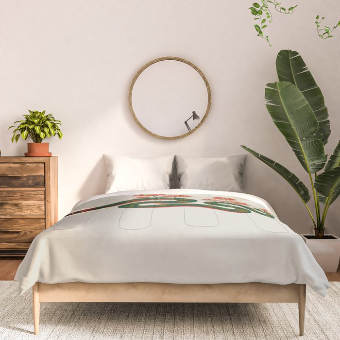 Snake and flowers Comforter Gallery Image 3