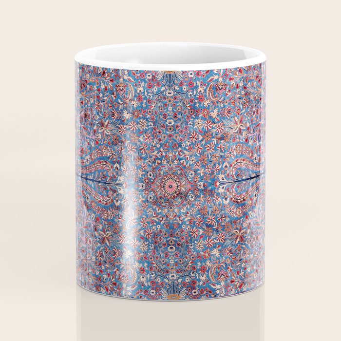 Kashan Central Persian Rug Print Coffee Mug Gallery Image 4