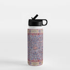 Kashan Central Persian Rug Print Water Bottle Gallery Image 1