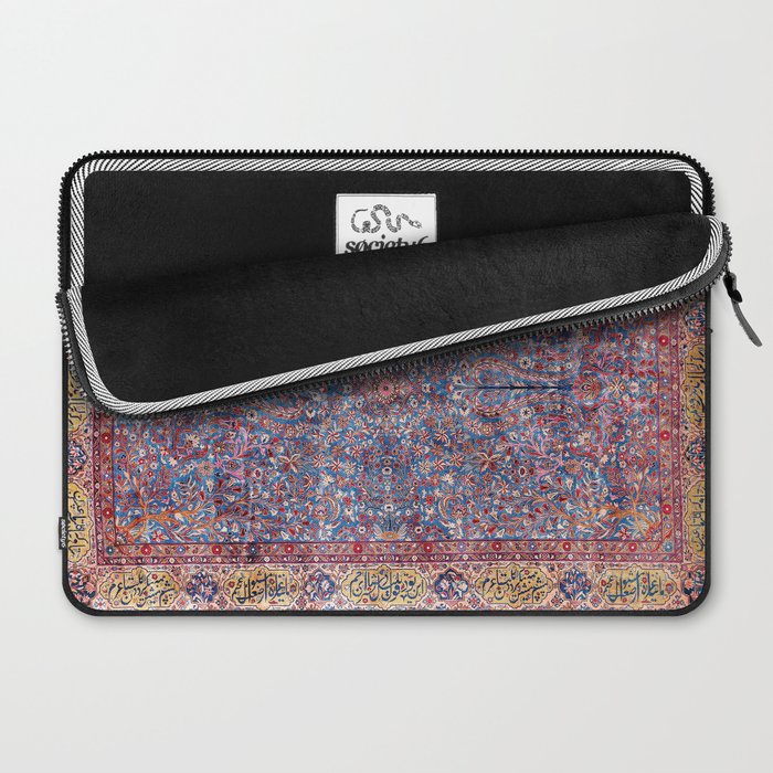 Kashan Central Persian Rug Print Laptop Sleeve Gallery Image 2