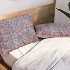 Kashan Central Persian Rug Print Pillow Sham Gallery Image 2