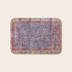 Kashan Central Persian Rug Print Bath Mat Gallery Image 1