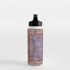 Kashan Central Persian Rug Print Water Bottle Gallery Image 3