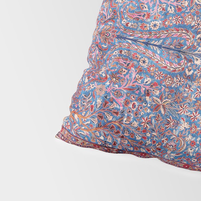 Kashan Central Persian Rug Print Pillow Sham Gallery Image 4