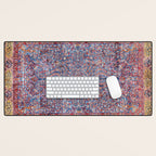 Kashan Central Persian Rug Print Desk Mat Gallery Image 1