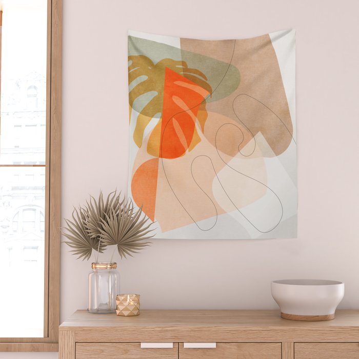 minimal shapes VI Wall Tapestry Gallery Image 2