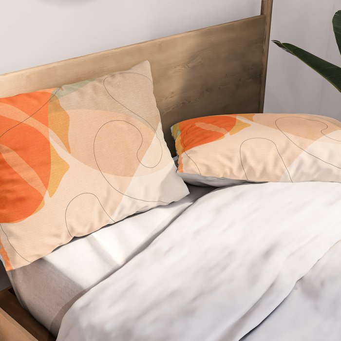 minimal shapes VI Pillow Sham Gallery Image 2